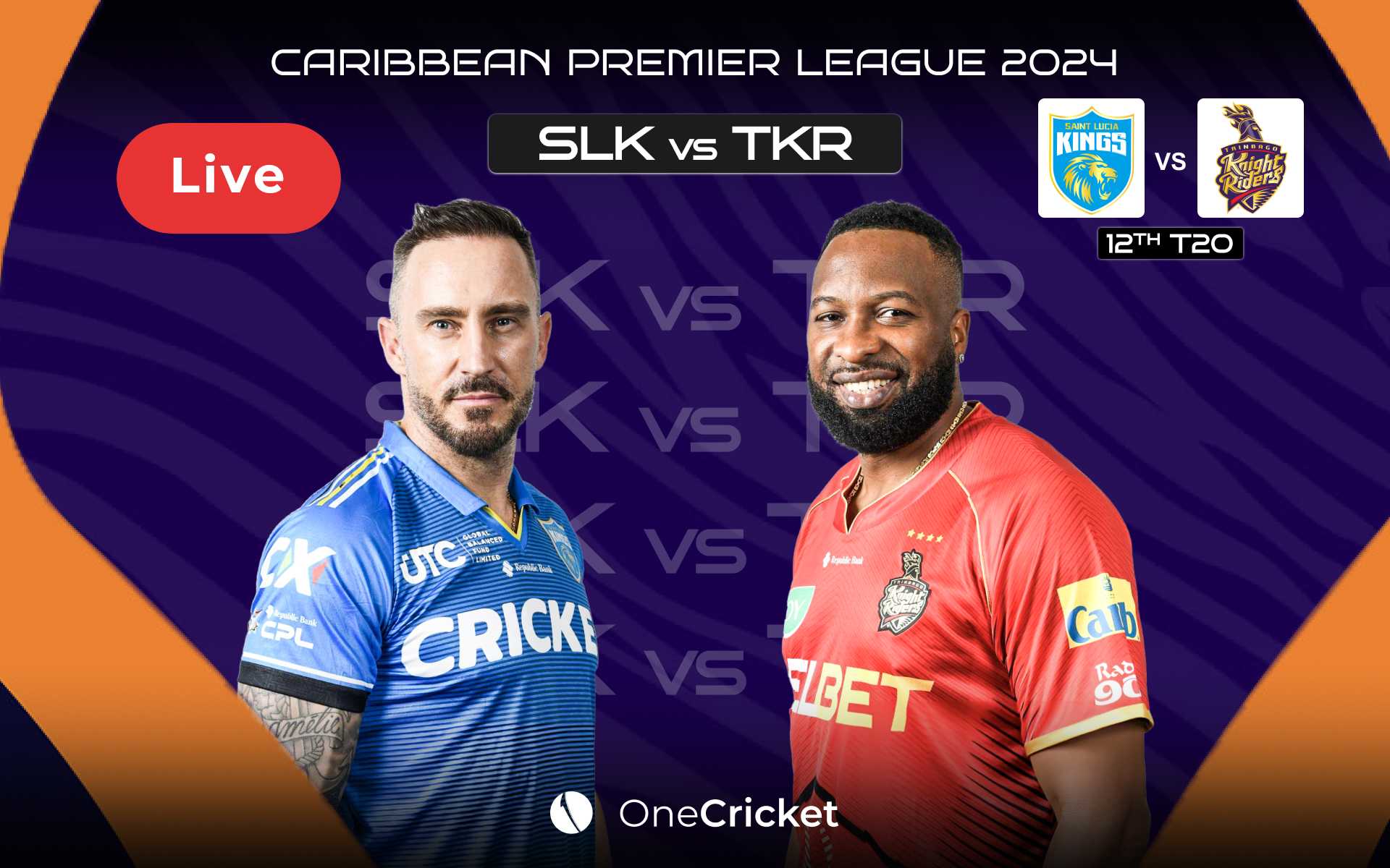 CPL 2024, SLK vs TKR, Match 12 Live Score Will The Knight Riders